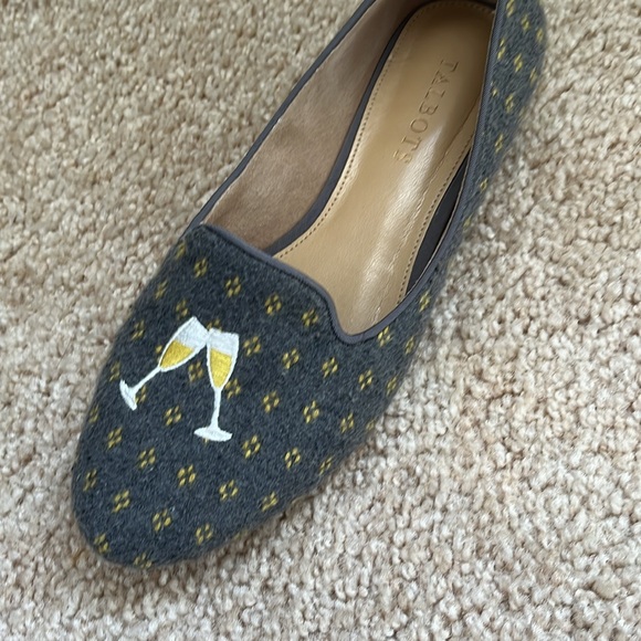 Talbots | Ryan Champagne Cheers Gray Flats Loafers - Picture 4 of 6